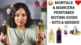 BEST & WORST MONTALE & MANCERA PERFUMES - HITS & BIG FAILS! | BUYING GUIDE | PERFUME COLLECTION 2020