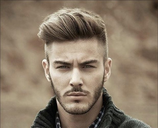 мужские стрижки: британка на длинные волосы